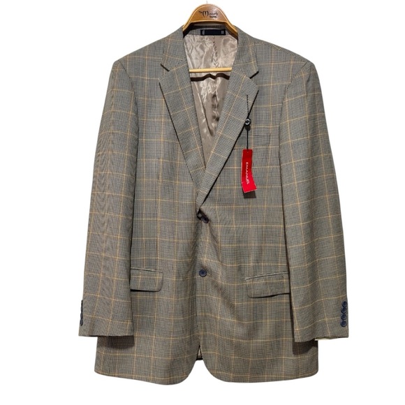 NWT Emanuel Ungaro Plaid Blazer